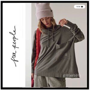 FP MOVEMENT BY FREE PEOPLE Hot Shot Hooded Layer Royal Blue - NWT